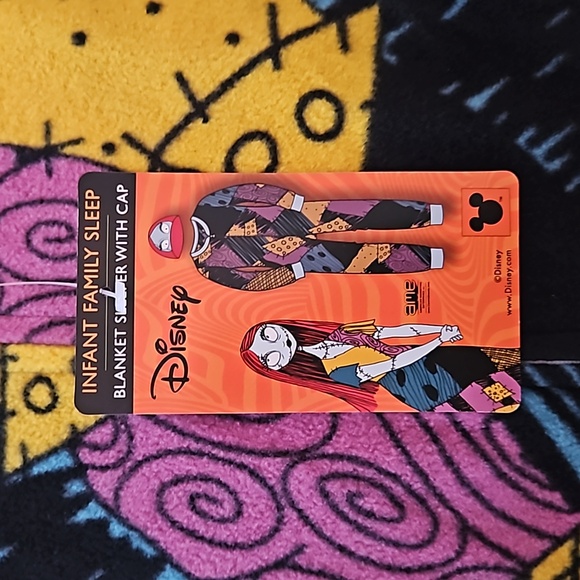 Disney Nightmare Before Christmas Blanket Sleeper with Cap - Picture 5 of 6